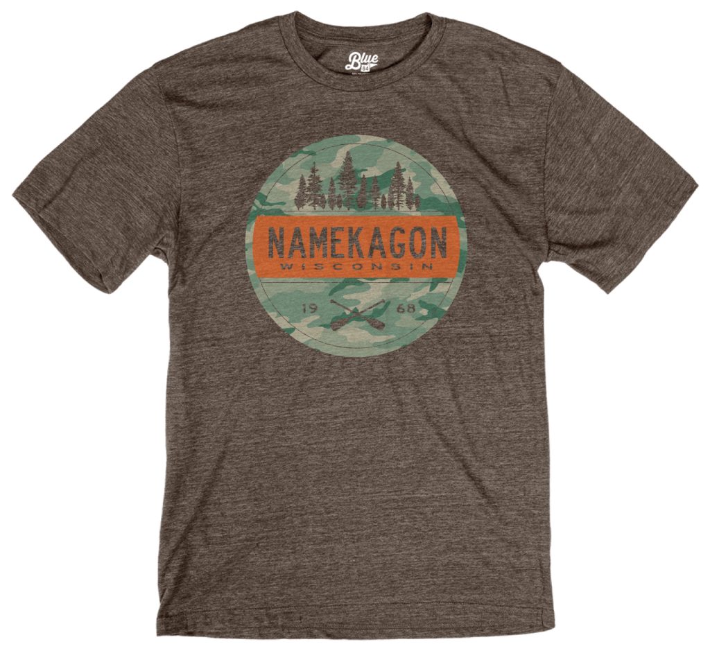 Camouflage Circle Namekagon T Shirt