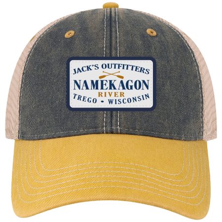 Jack's Outfitters OFA Trucker-Navy/Yellow