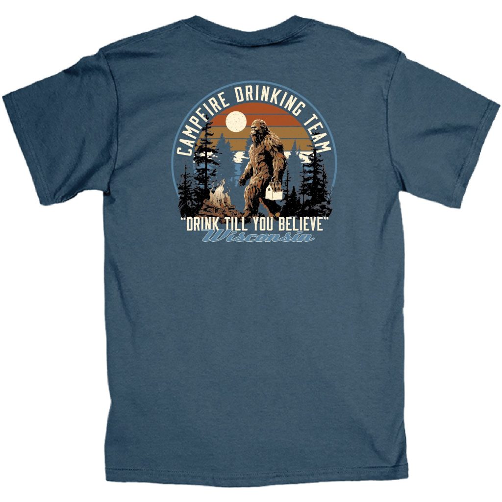 Campfire Drinking Team Bigfoot Tee