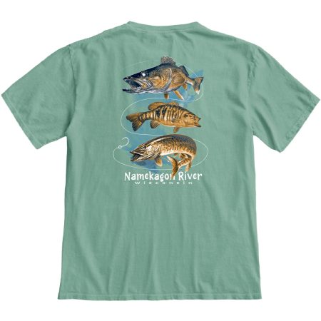 Namekagon River Fish Adding Up Tee